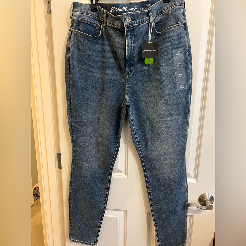Eddie Bauer Voyager high rise skinny jean 18tall